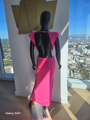 Pink Dress, Back Out, Size Medium