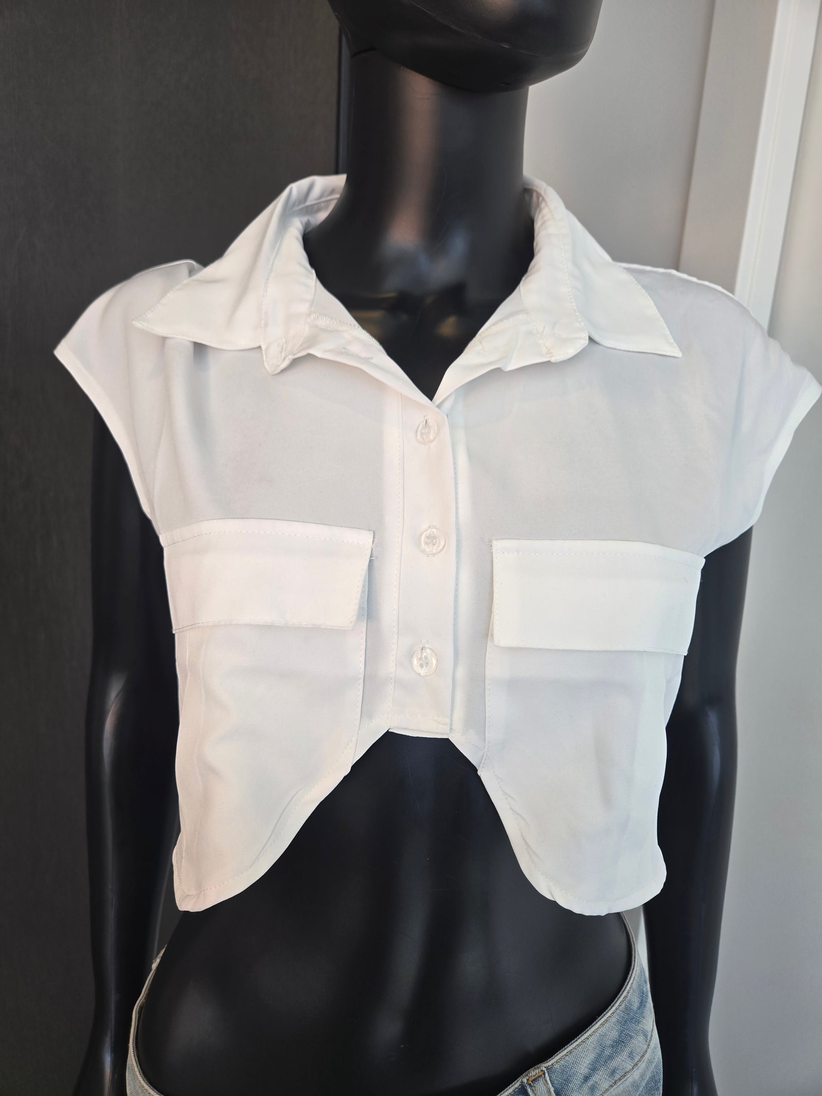 WHITE TOP ONLY MEDIUM