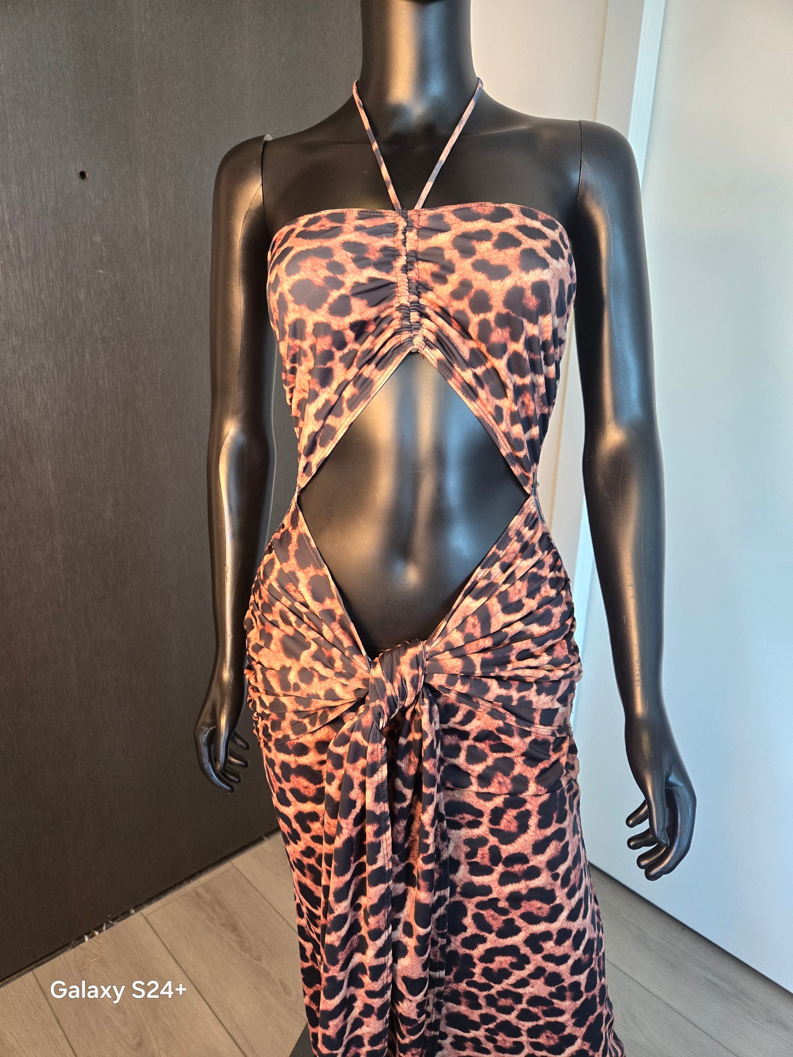 Cute!! Animal Print Dress Medium