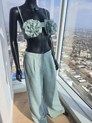 Light Green Pant suit, Size Large, New