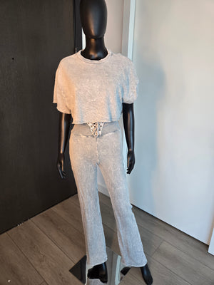 Cute Gray Pant Set, size Medium