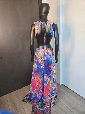 MULTI-COLOR TWO PIECE LARGE