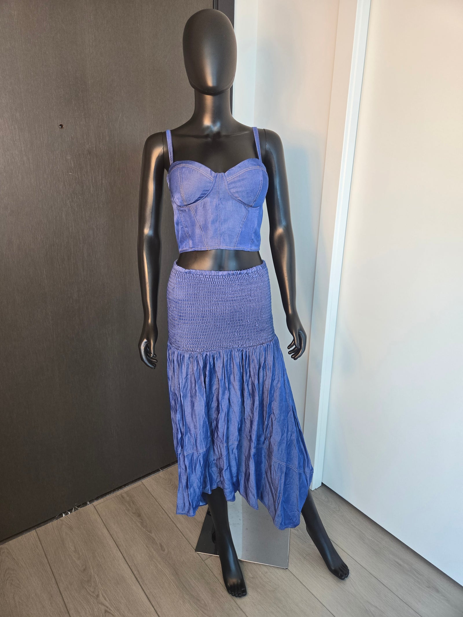 CUTE BLUE SKIRT SET MEDIUM