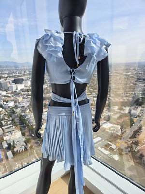 New! Blue Skirt Set Dress! Large