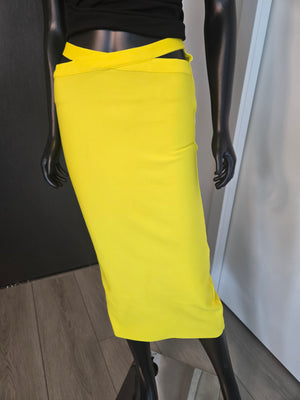 YELLOW SKIRT ONLY MEDIUM