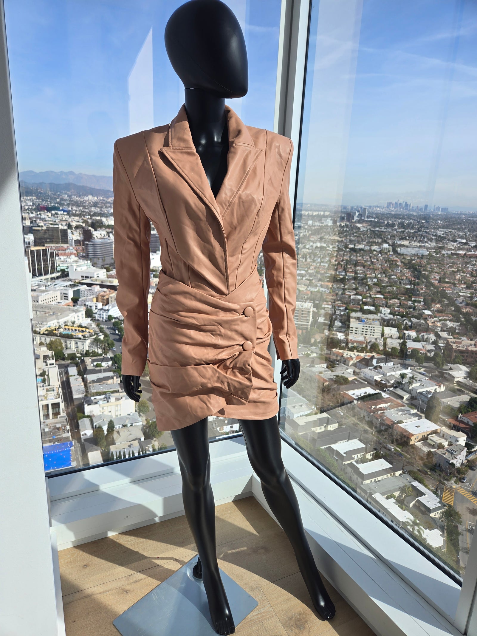 Tan Body Top With Skirt, Size Small