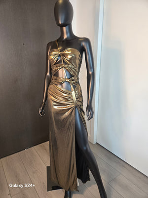 NEW!!! GOLD GOWN MEDIUM