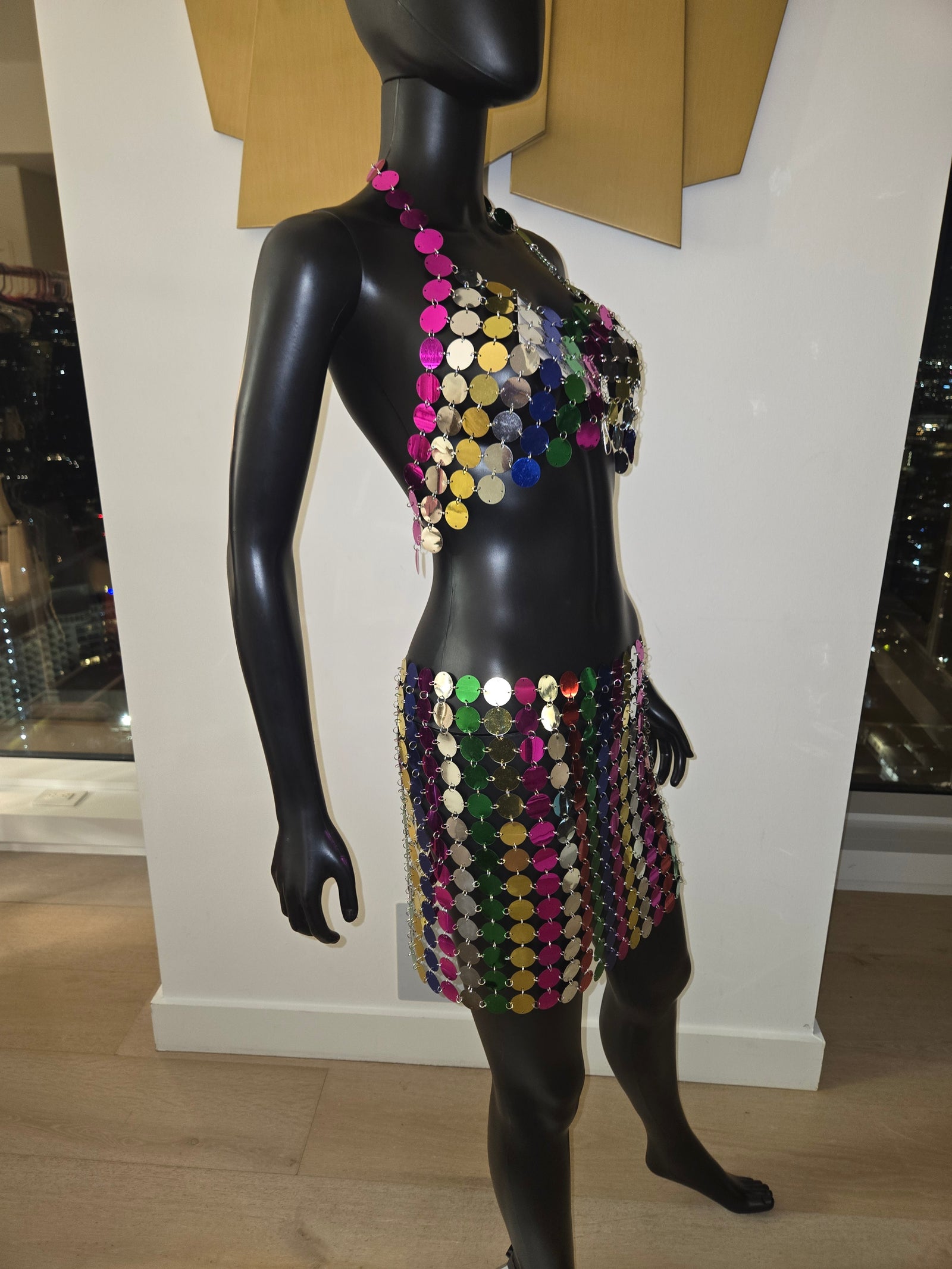 NEW!!! Sequin Two Piece Small