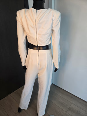 Pant Set, Cream, size Medium