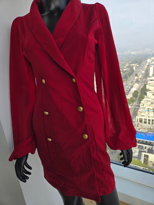 Burgundy Dress, Size Small