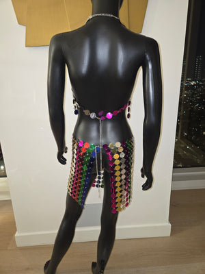 NEW!!! Sequin Two Piece Small