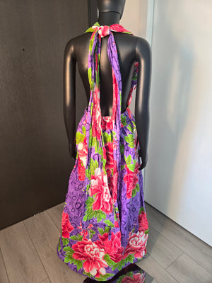 Multi-Color Halter Dress size 12