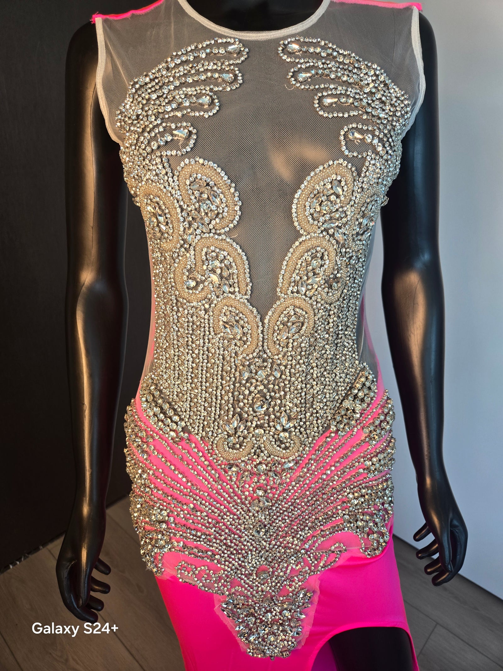 NEW!!! PINK EVENING GOWN MEDIUM