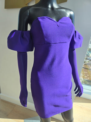 NEW!!BEAUTIFUL! PURPLE STRAPLESS MEDIUM