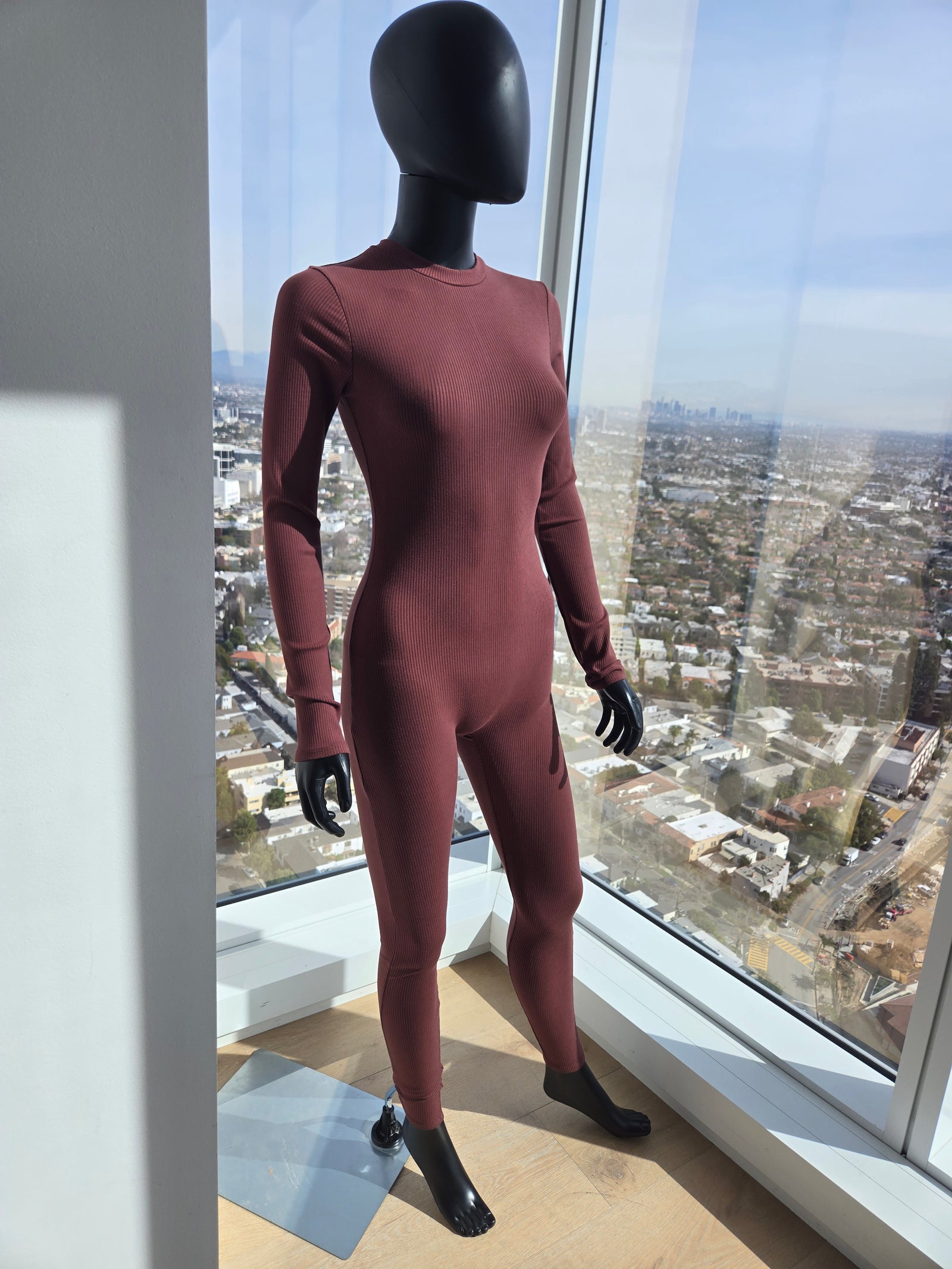 Brown Jumpsuit, Size Medium, New