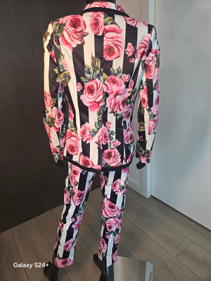BEAUTIFUL PANT SET FLORAL DESIGN MEDIUM
