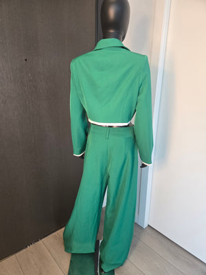 NEW GREEN PANT SET MEDIUM