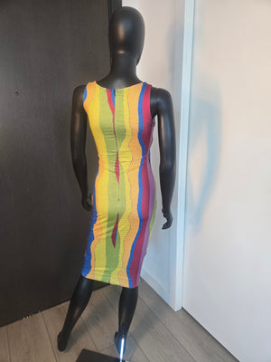 CUTE MULTI-COLOR DRESS SMALL