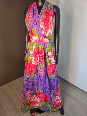 Multi-Color Halter Dress size 12