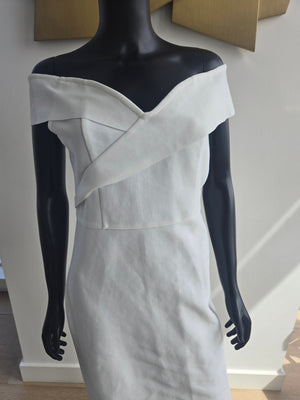 White Dress Off The Shoulder Medium