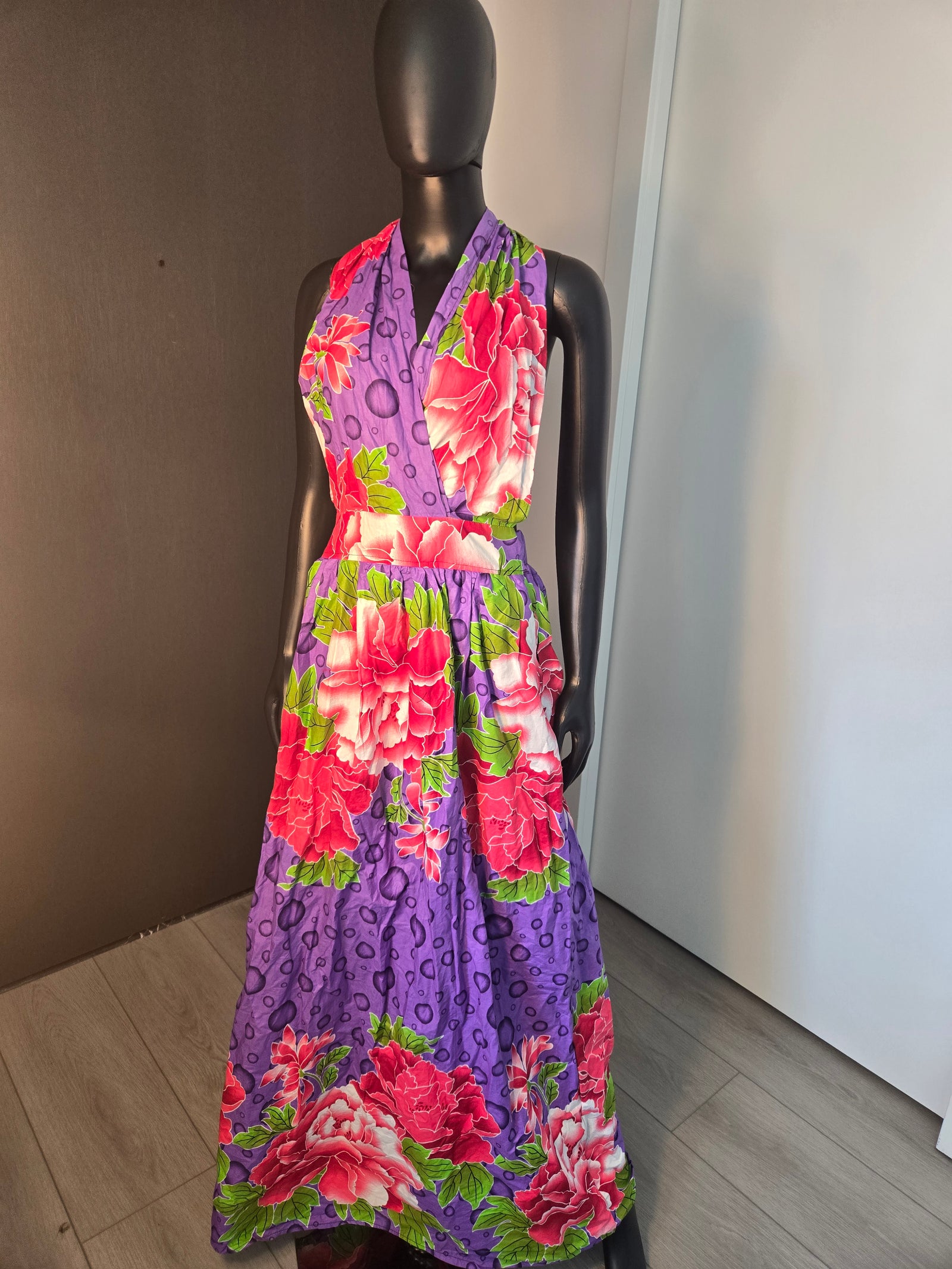 Multi-Color Halter Dress size 12