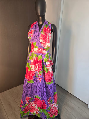 Multi-Color Halter Dress size 12