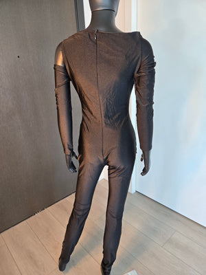 Black Embellished Jumpsuit,  size Medium