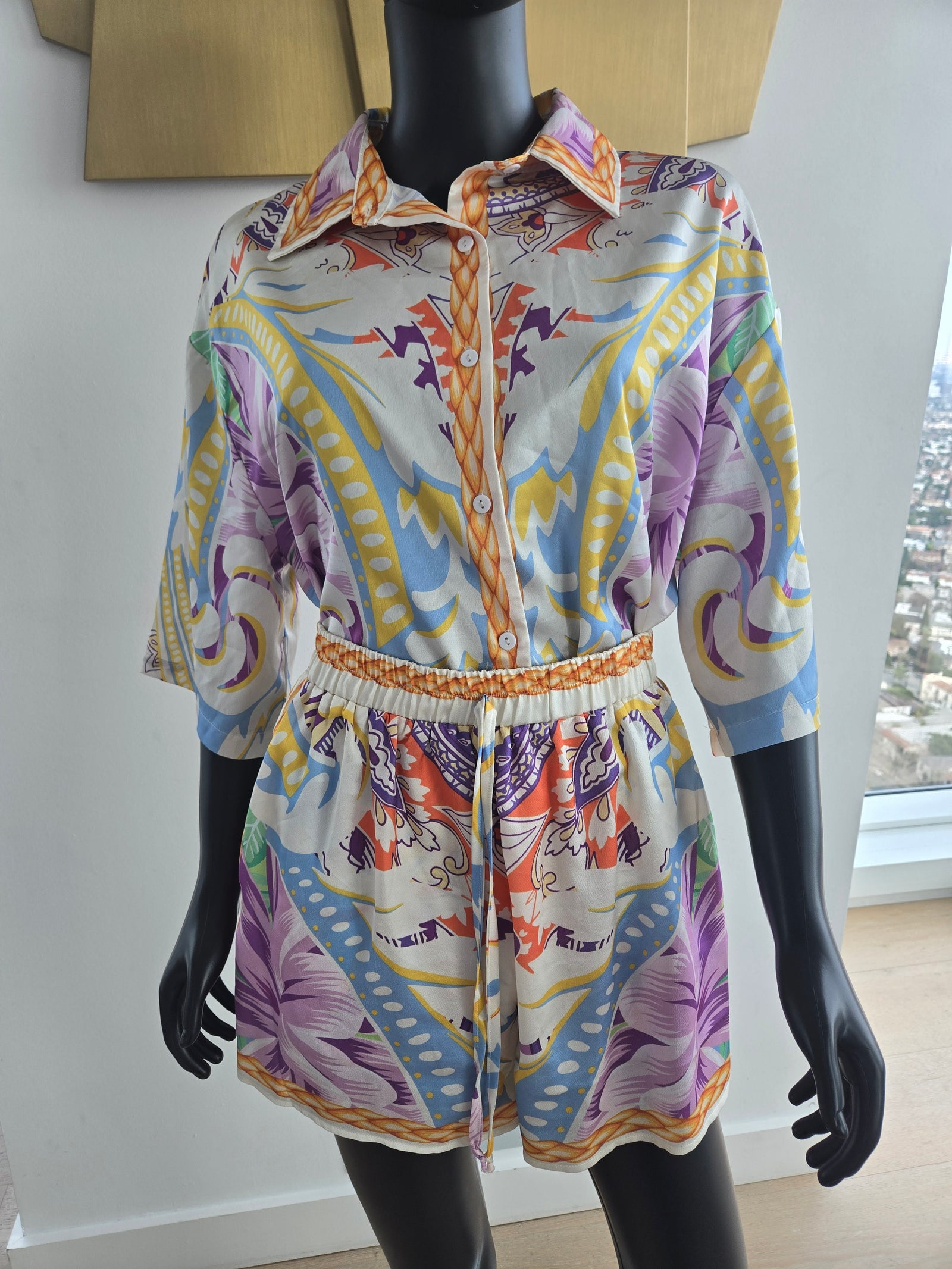 Multi-Color Short Set, Size Medium