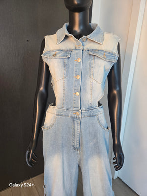 NEW!!! DENIM JUMPSUIT MEDIUM
