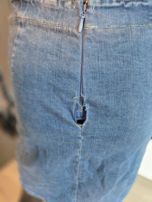 Blue Jean Skirt Set, size small