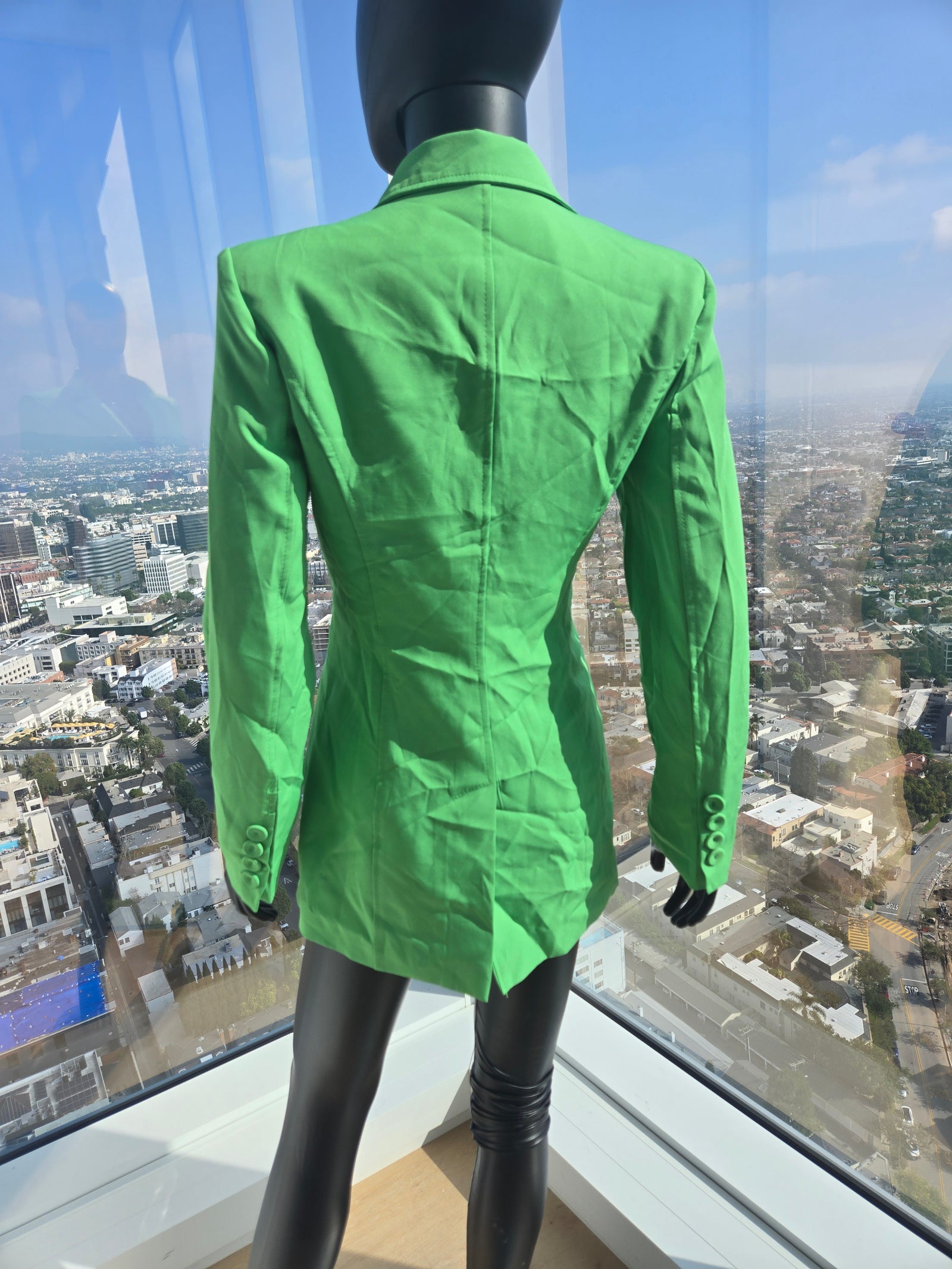 Bright Green Jacket, Size Medium