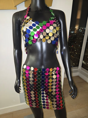 NEW!!! Sequin Two Piece Small