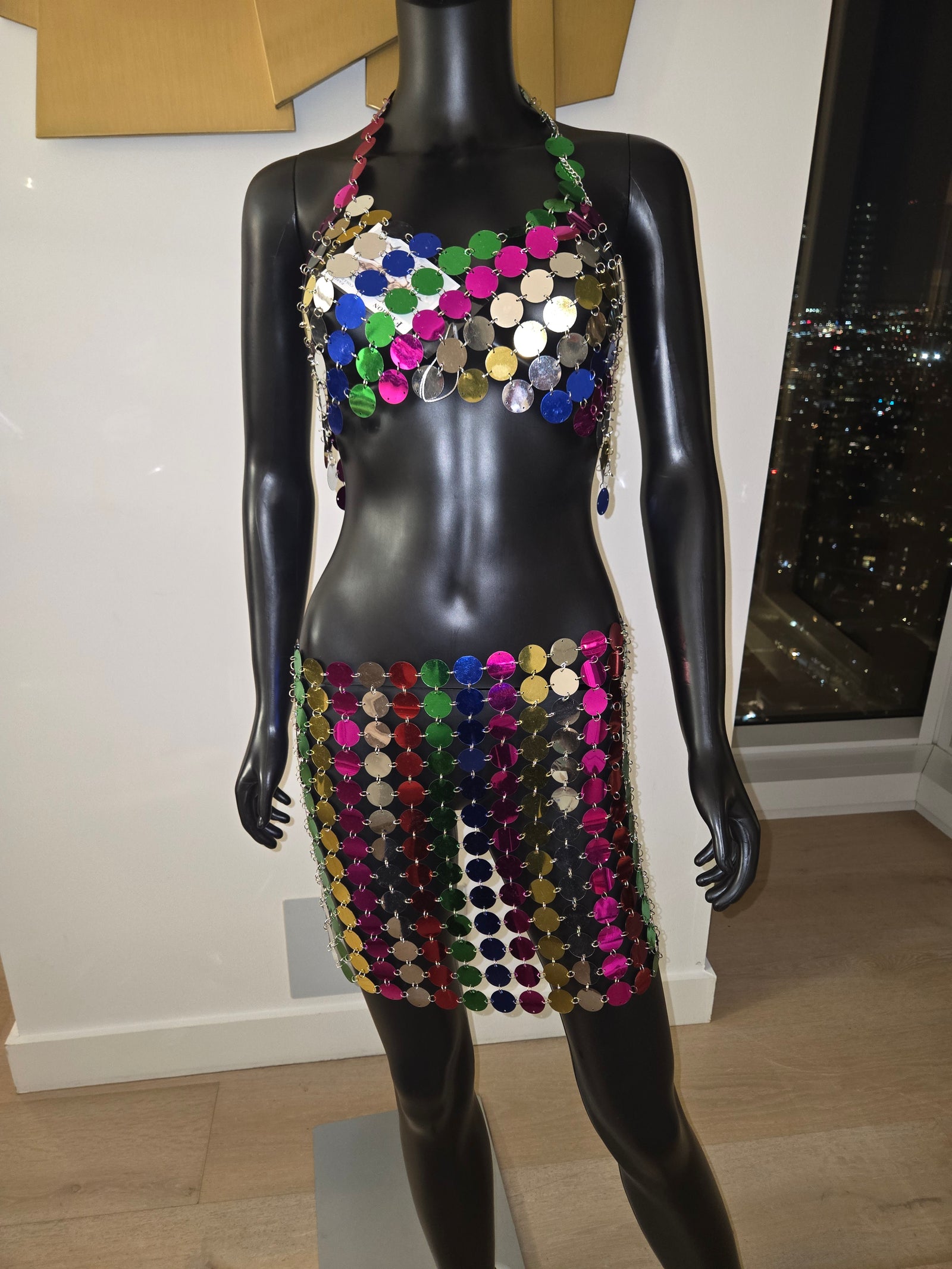 NEW!!! Sequin Two Piece Small