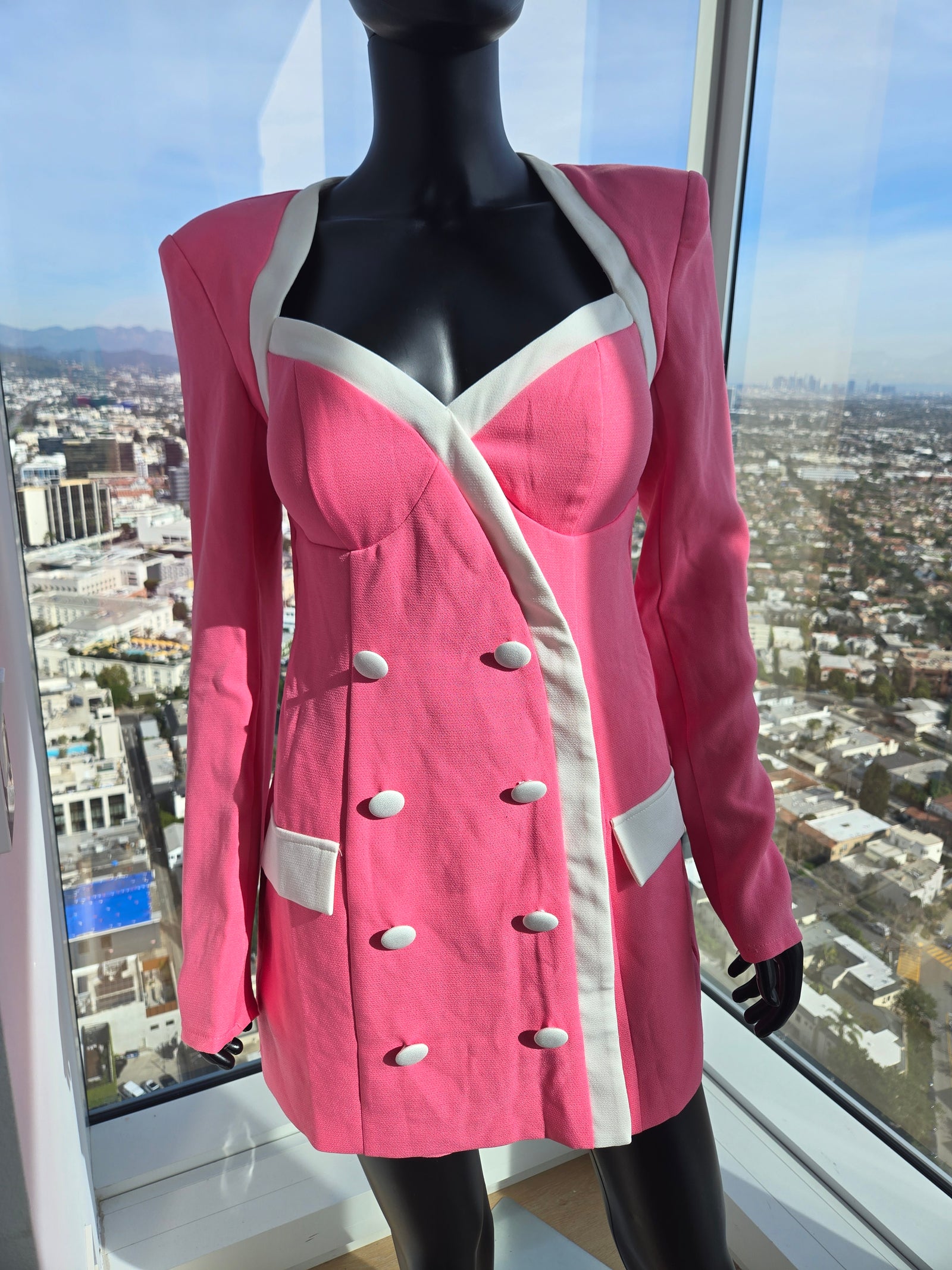 Pink Romper, Size Small