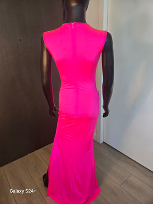 NEW!!! PINK EVENING GOWN MEDIUM