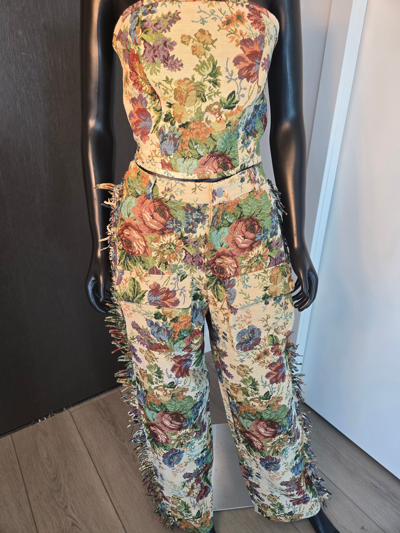 FLORAL PRINT PANT SET