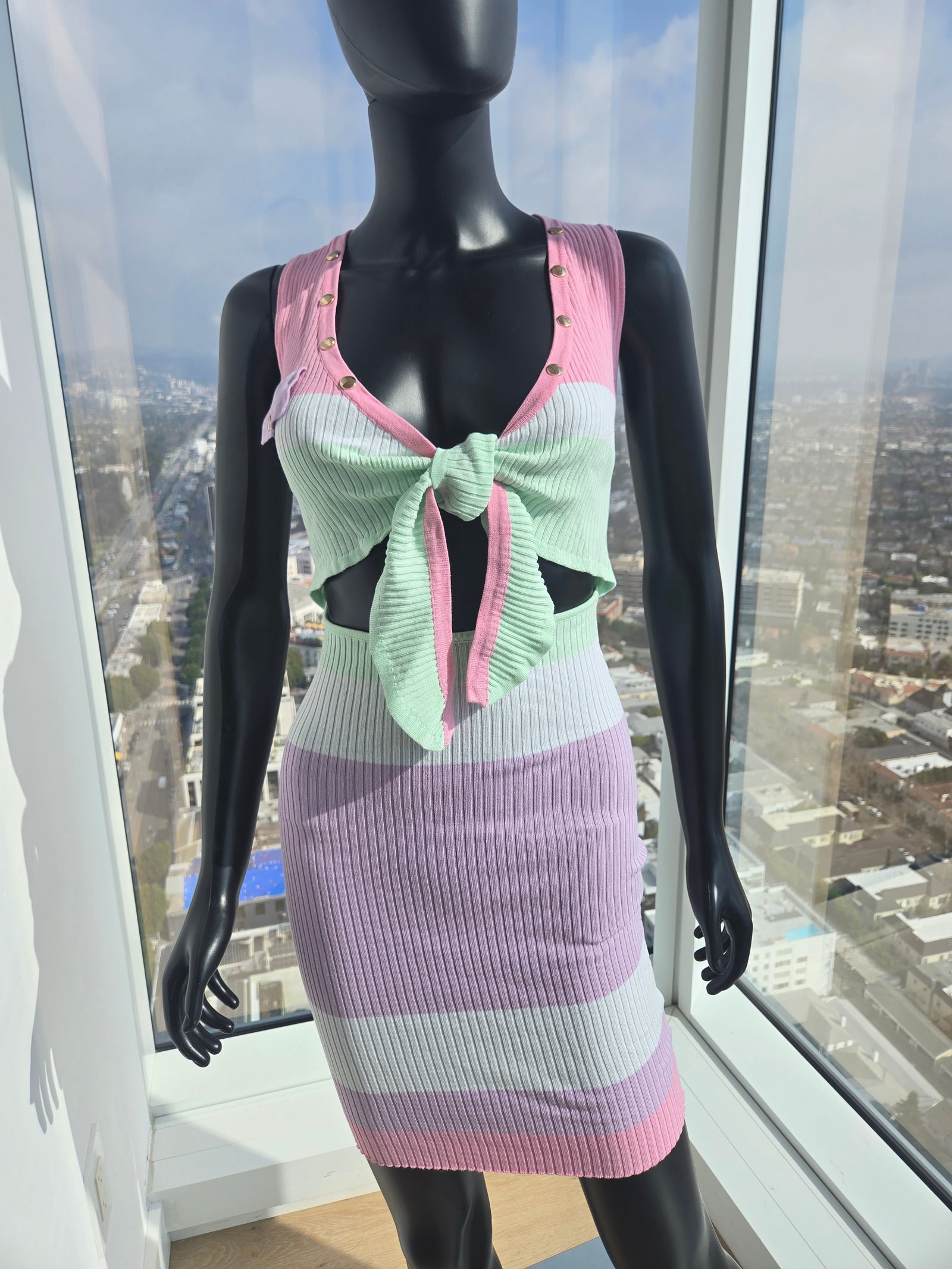 Stripped Dress, Size Small, New