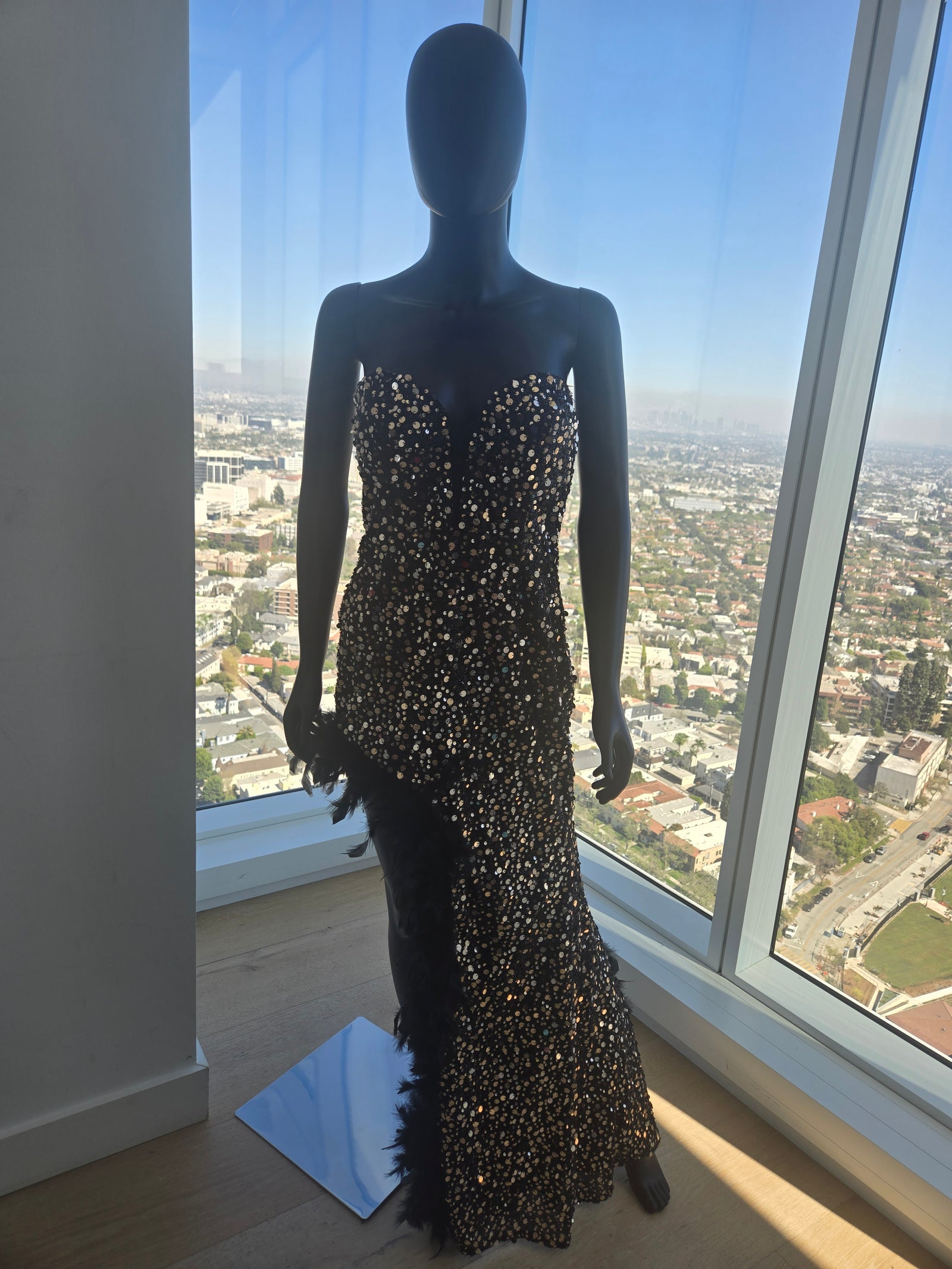 NEW!!! BLACK W/SEQUIN MEDIUM