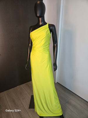 NEW!!! LIME GREEN GOWN MEDIUM