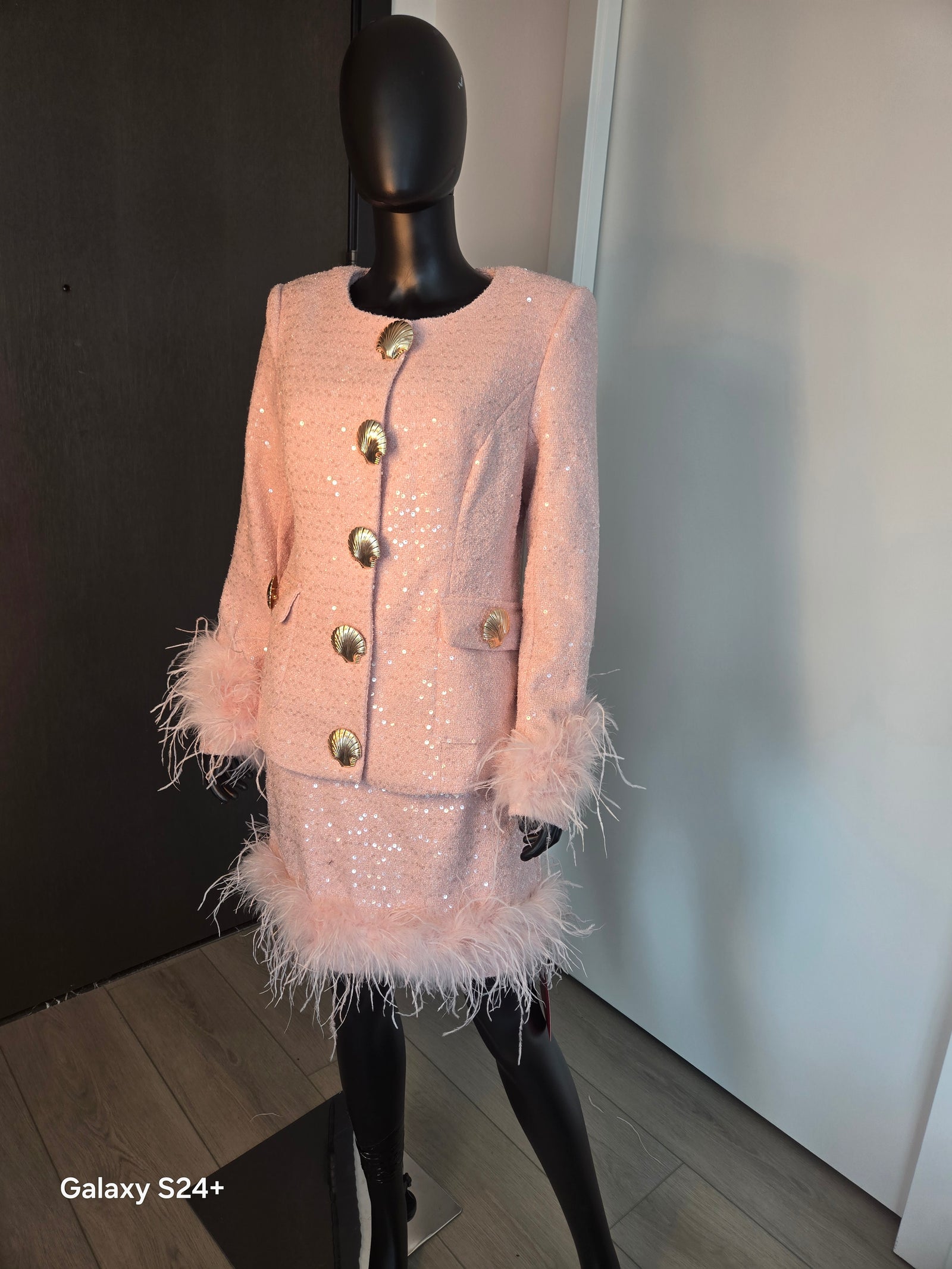 NEW!!! Pink Skirt Set Large