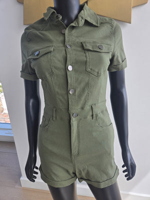 Romper Green Medium