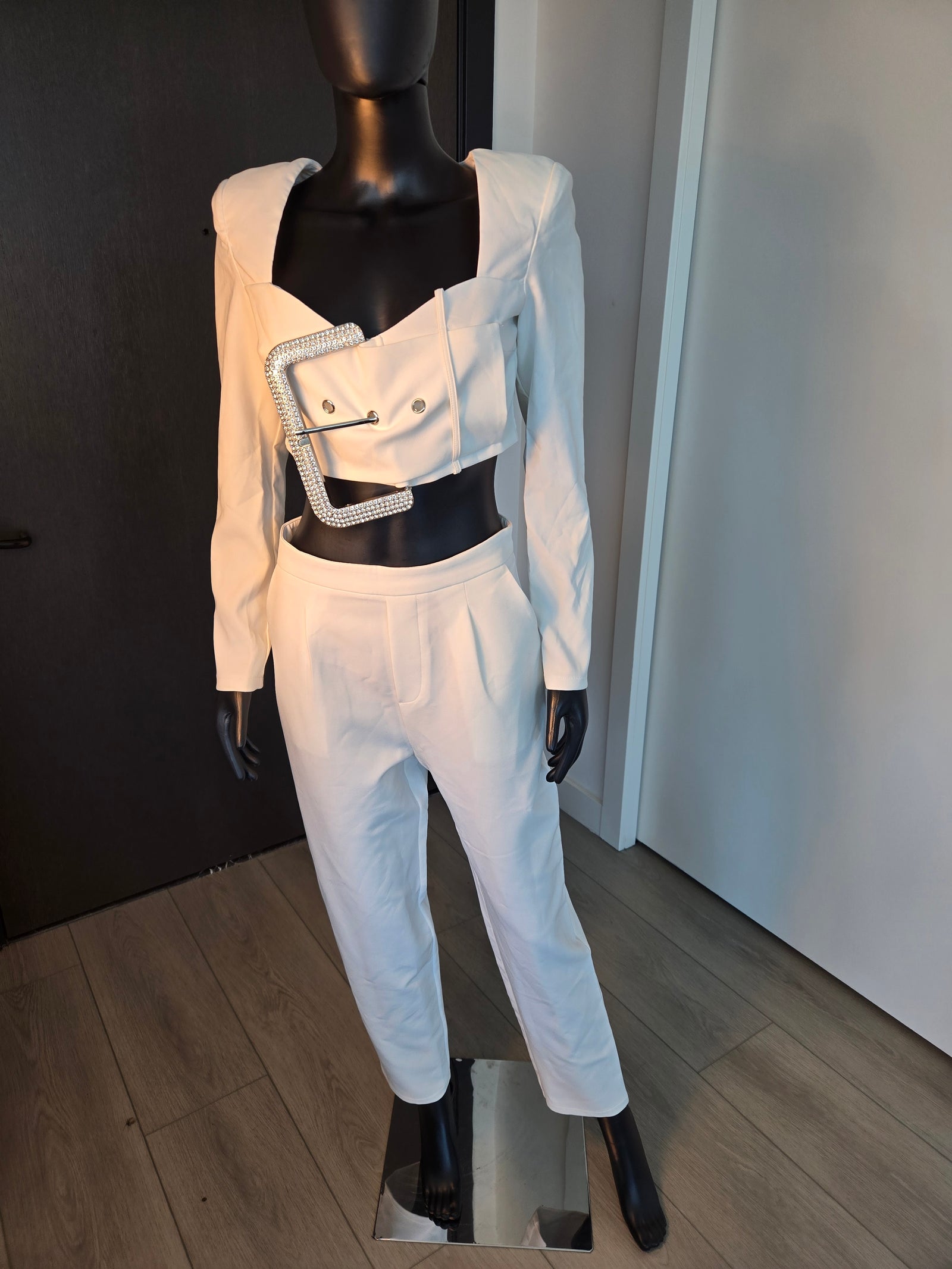 Pant Set, Cream, size Medium