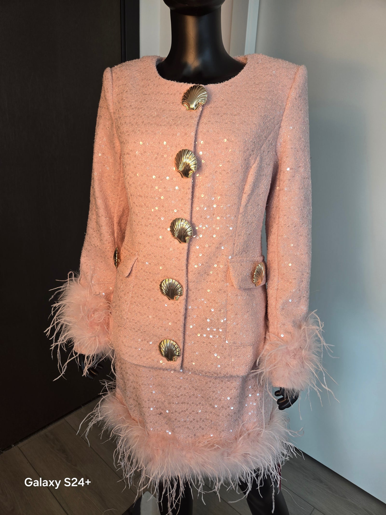 NEW!!! Pink Skirt Set Large