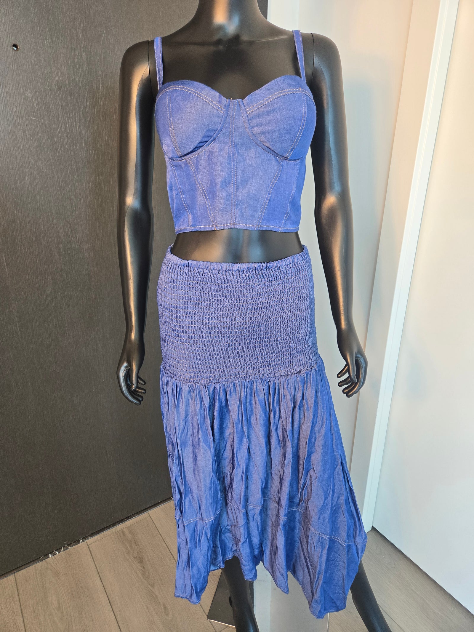 CUTE BLUE SKIRT SET MEDIUM