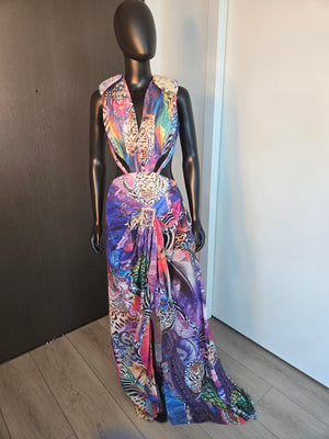 MULTI-COLOR TWO PIECE LARGE