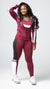 Ready Three Piece Workout Set (Maroon)