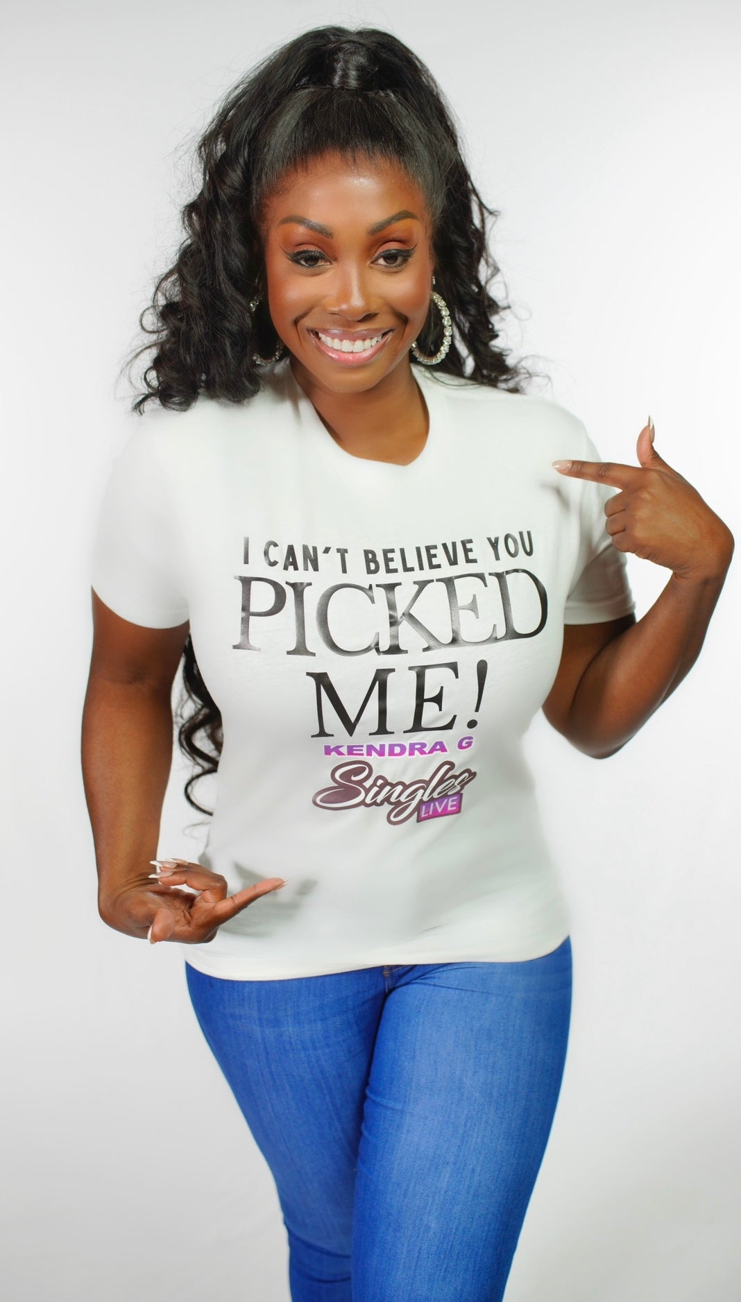 PRE-ORDER: “I Can’t Believe You Picked ME!” t-shirt (White)